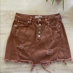 We The Free Brown Mini Skirt Casual